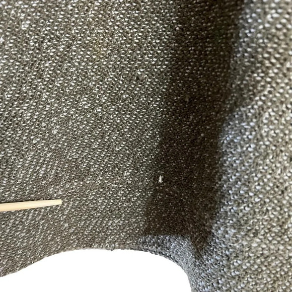 Lands End Dark Olive Green Knit Top Size Small Grommet Lace Up Chest Pullover - Picture 6 of 9